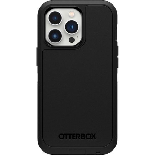 OtterBox - Defender Series Pro XT Hard Shell for Apple iPhone 13 Pro - Black-Front_Standard 