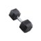 Inspire - Fitness 30 LB Rubber Dumbbell - Black-Front_Standard