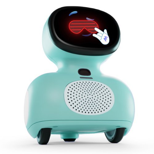 Mini: AI Robot for Kids with 30-Day Miko Max|Voice Play, STEAM Activities, Games & Stories| Gift Ages 5–10 - Blue-Front_Standard 
