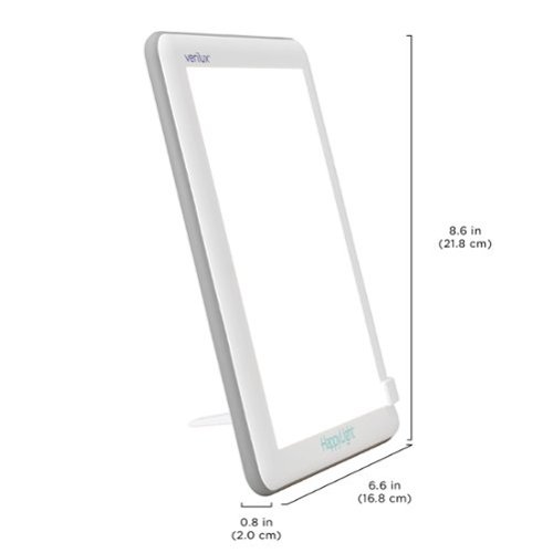 Verilux HappyLight Lucent UV-Free LED Light Therapy Lamp, 35 sq in Lens Size - White HOW TO BUY