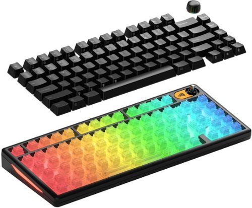 Glorious GMBK 75% Wired Membrane Gaming Keyboard with Swappable MX-Compatible Keycaps - Black BUY IN MIDDLE EAST