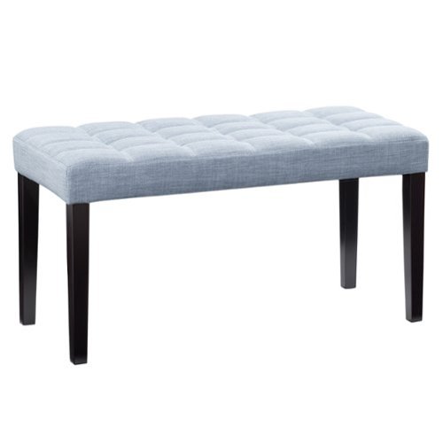 CorLiving - California Fabric Tufted Bench - Blue