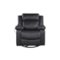 Relax A Lounger - Maxima Swivel Recliner - Black-Front_Standard