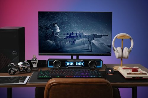 Edifier QS30 2.0 Bluetooth Gaming Soundbar with Halo Lighting (1-Piece) - Black SHOP ONLINE