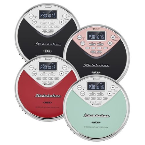 Studebaker SB3706 Portable Bluetooth MP3 CD Player Black