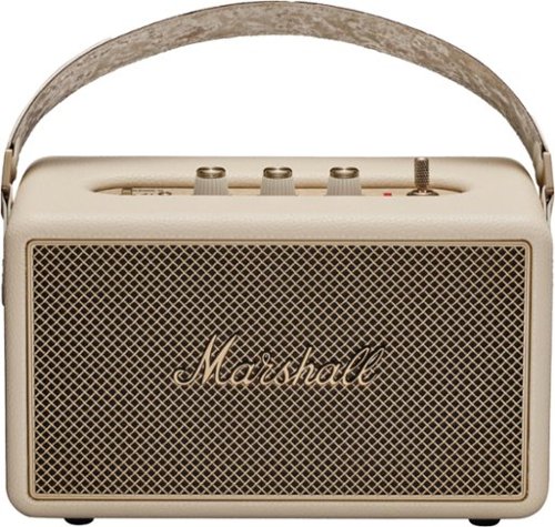 Marshall - Kilburn III Portable Bluetooth Speaker with Bass / Treble / Volume Controls and 3.5 mm Auxiliary Input - Cream