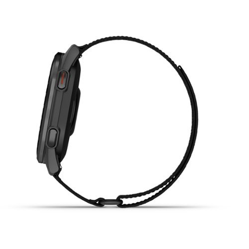 Garmin Approach S50 GPS Smartwatch 43mm Anodized Aluminum - Slate Aluminum Bezel with Black Nylon Band BUY IN EUROPE