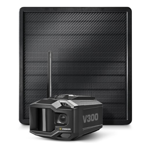 Vosker V300 Ultimate Outdoor Wireless 1080p Security System with External Solar Panel - Black WORLDWIDE DELIVERY
