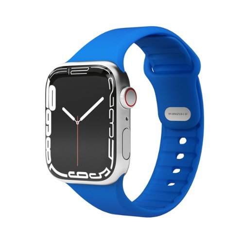Vonmahlen - Classic Band 2 silicone band for Apple Watch - Blue-Front_Standard 