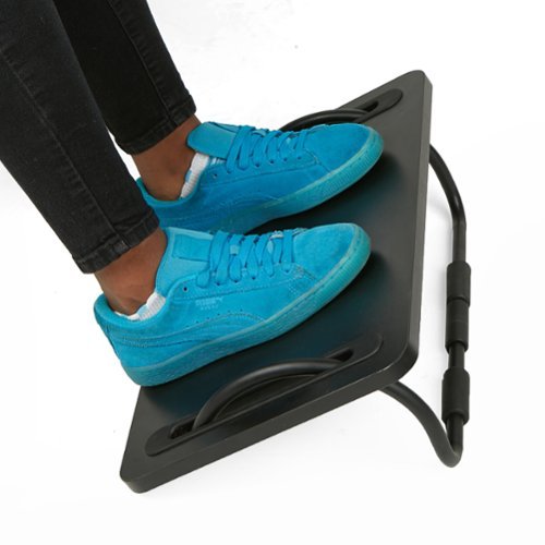Mind Reader - Tilting Ergonomic Foot Rest - Black-Front_Standard 