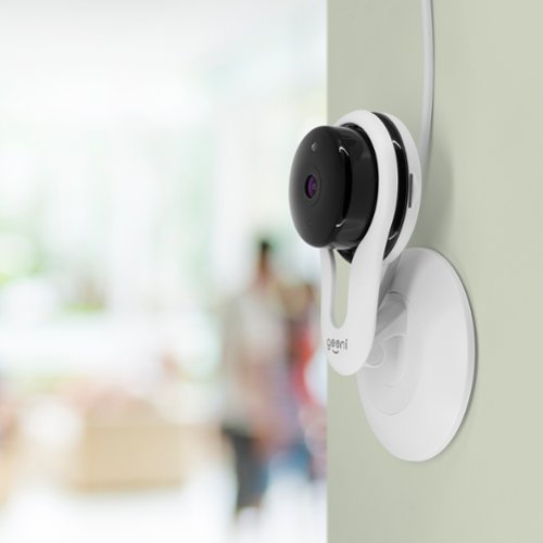 Geeni Aware Indoor HD Wi-Fi Wireless Network Surveillance Camera - Black/White WHERE TO BUY