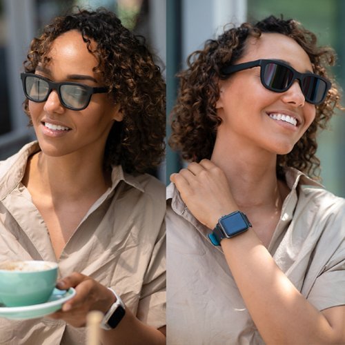 Ampere Dusk Lite Smart Sunglasses with Electronic Tint Adjustable Lenses - Black BUY IN CANADA