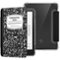 Kitcheniva - Soft Transparent Case For 7 Inch Kindle Paperwhite 12th 2024 Protective Shell - Black And White-Front_Standard