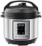 Sweet - 3QT Electric Pressure Cooker, 10-in-1 Multi Cooker, Small Programmable Stainless Steel Pot and Ceramic Inner Pot - Silver-Front_Standard