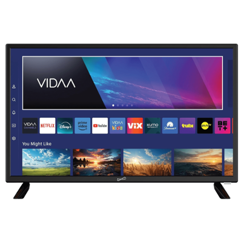 Supersonic - 24" VIDAA ACDC Compatible LED Smart TV with Built-In WiFi-Front_Standard 