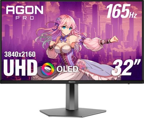 AOC - 31.5" AG326UD QD-OLED, UHD, 165hz Gaming Monitor - Black