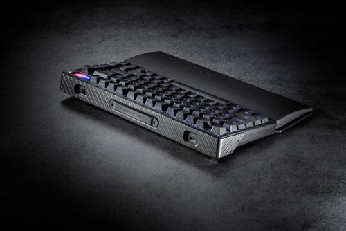 ASUS ROG Azoth Extreme 75% Wireless Mechanical Gaming Keyboard with ROG NX Snow Linear Switches and Color OLED Touchscreen - Black BUY IN QATAR