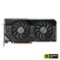 ASUS - NVIDIA GeForce RTX 4070 Overclock 12GB GDDR6X PCI Express 4.0 Graphics Card - Black-Front_Standard