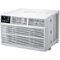 Whirlpool - 1,000 Sq. Ft. 18,000 BTU 230V Window Mounted Air Conditioner with Supplemental Heat - White-Front_Standard