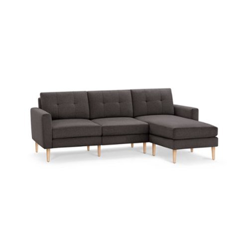Burrow - Mid-Century Nomad Sofa Sectional - Charcoal-Front_Standard 