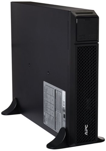 APC - UPS 2200VA Smart-UPS Single Phase Online Uninterruptible Power Supply (SRT2200XLA) - Black-Front_Standard 