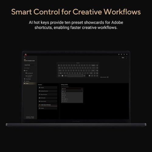 ASUS ProArt KD300 65% Wireless Mechanical RGB Keyboard with RX Red Low-Profile Switches - Black SHOP ONLINE