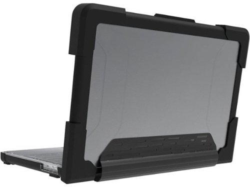 Max Cases - MAXCases HP-ESS-G6EE-BLK Extreme Shell-S for HP G6 EE Chromebook Clamshell 11.6 inch Laptops - Black-Front_Standard 
