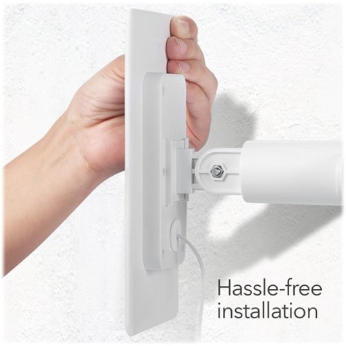 Wasserstein Mountable Solar Panel for Google Nest Doorbell (battery) - White GLOBAL SHIPPING
