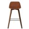 Simpli Home - Randolph Bentwood Counter Height Stool (Set of 2) - Deep Tan-Front_Standard