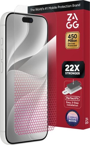 ZAGG - XTR6 Screen Protector with Blue Light Filter for Apple iPhone 18 Pro / iPhone 17 Pro - Clear
