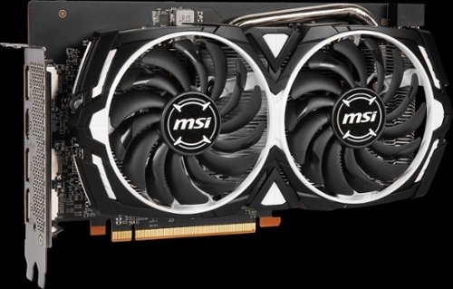 MSI AMD Radeon RX 6600 ARMOR 8G- 8GB GDDR6 - PCI Express 4.0 Gaming Graphics Card - Black/Sliver GLOBAL SHIPPING