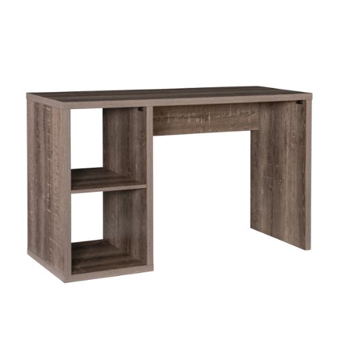 Linon Home Décor - Culver Two-Cube Desk - Gray-Front_Standard 