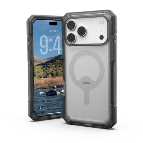 UAG - Trooper Series case with MagSafe for Apple iPhone 18 Pro Max/iPhone 17 Pro Max - Clear/Ash