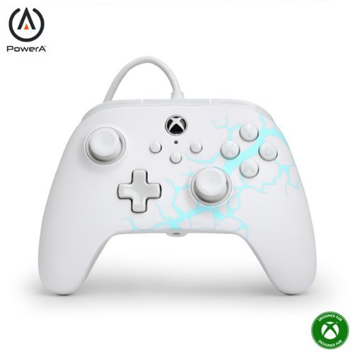 PowerA - Advantage Wired Controller for Xbox Series X|S, Xbox One, Windows - Arctic Ice-Front_Standard 