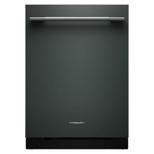 KitchenAid - 24" Top Control Built-In Dishwasher with 360 Max Jets Third Rack, Advanced ProDry, Ultra-bright LED Lighting - Juniper-Front_Standard 