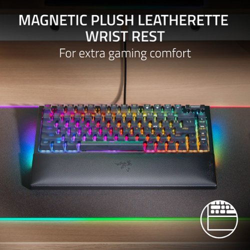Razer BlackWidow V4 75% Wired Orange Switch Gaming Keyboard with Hot-Swappable Design - Black SHOP ONLINE