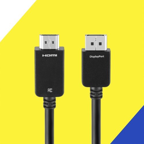 Best Buy essentials™ 6' DisplayPort to HDMI Cable - Black WORLDWIDE DELIVERY