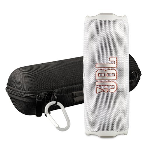 JBL - Flip 7 Portable Bluetooth Speaker , deep bass, IP68 waterproof, for home, Outdoors Bundle - White-Front_Standard 