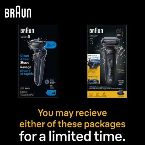 Braun Series 5 Wet/Dry Electric Shaver - Blue HOW TO BUY