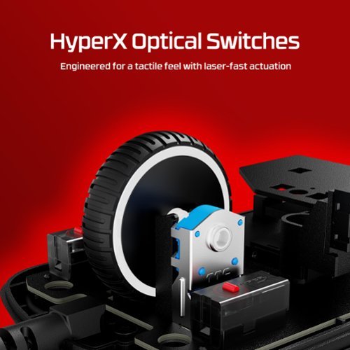 HyperX Pulsefire Saga Lightweight Wired Optical Gaming Mouse with RGB Lighting - Wired - Black WORLDWIDE DELIVERY