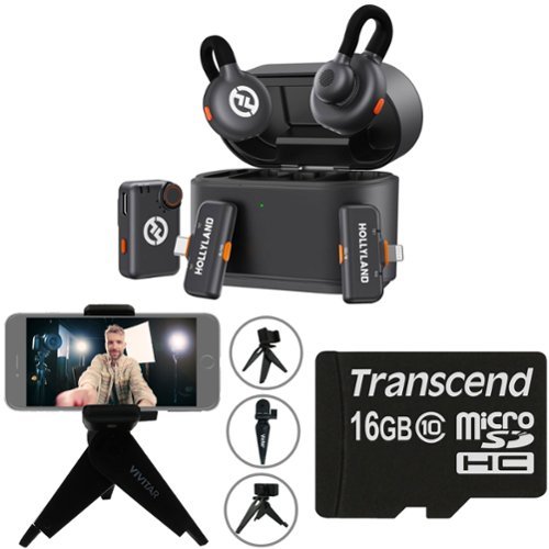 HOLLYLAND Lark M2S Ultimate Combo Mic for iPhone/Camera/Android/PC
