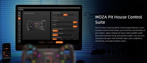 Moza Racing KS Gaming Steering Wheel - Black BUY ONLINE