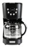 Haden - 12-Cup Programmable Coffee Maker with Strength Control and Timer - Black/Chrome-Front_Standard