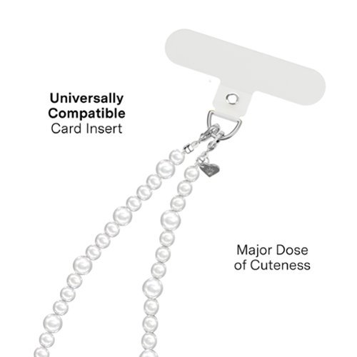 VELVET CAVIAR Phone Charm - White Pearl HOW TO BUY