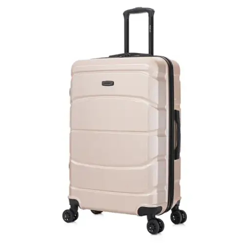 Front. DUKAP - Sense Lightweight Hardside Spinner Luggage 28" - CHAMPAGNE.