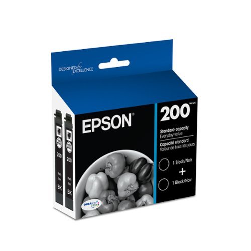 Epson - 200 2-Pack Ink Cartridges - Black-Front_Standard 