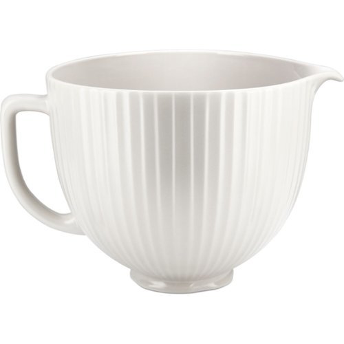 KitchenAid - 5-Qt. Ceramic Bowl for Tilt-Head Stand Mixers - Classic Columns