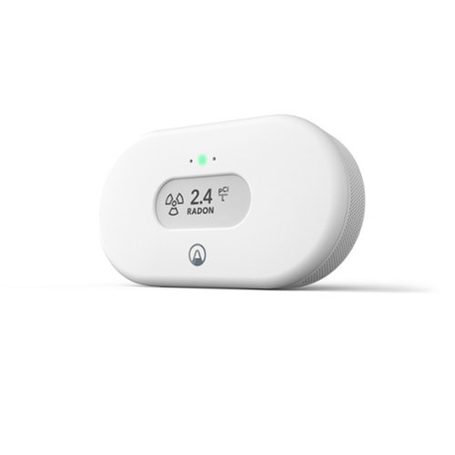 Airthings View Radon Battery Wi-Fi Smart Radon/Humidity/Temperature Sensor - Matte White GLOBAL SHIPPING