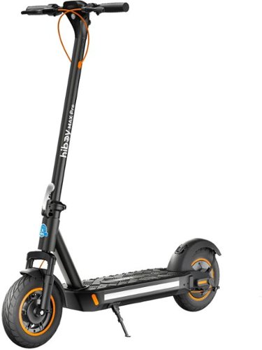 HiBoy - MAX Pro Electric Scooter 650W Peak Motor, 22 MPH, 46.6 Miles Long Range, Foldable Commuter Electric Scooter - Black