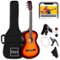 Best Choice Products - 38in Beginner Acoustic Guitar Starter Kit w/ Gig Bag, Strap, Extra Strings - Sunburst-Front_Standard